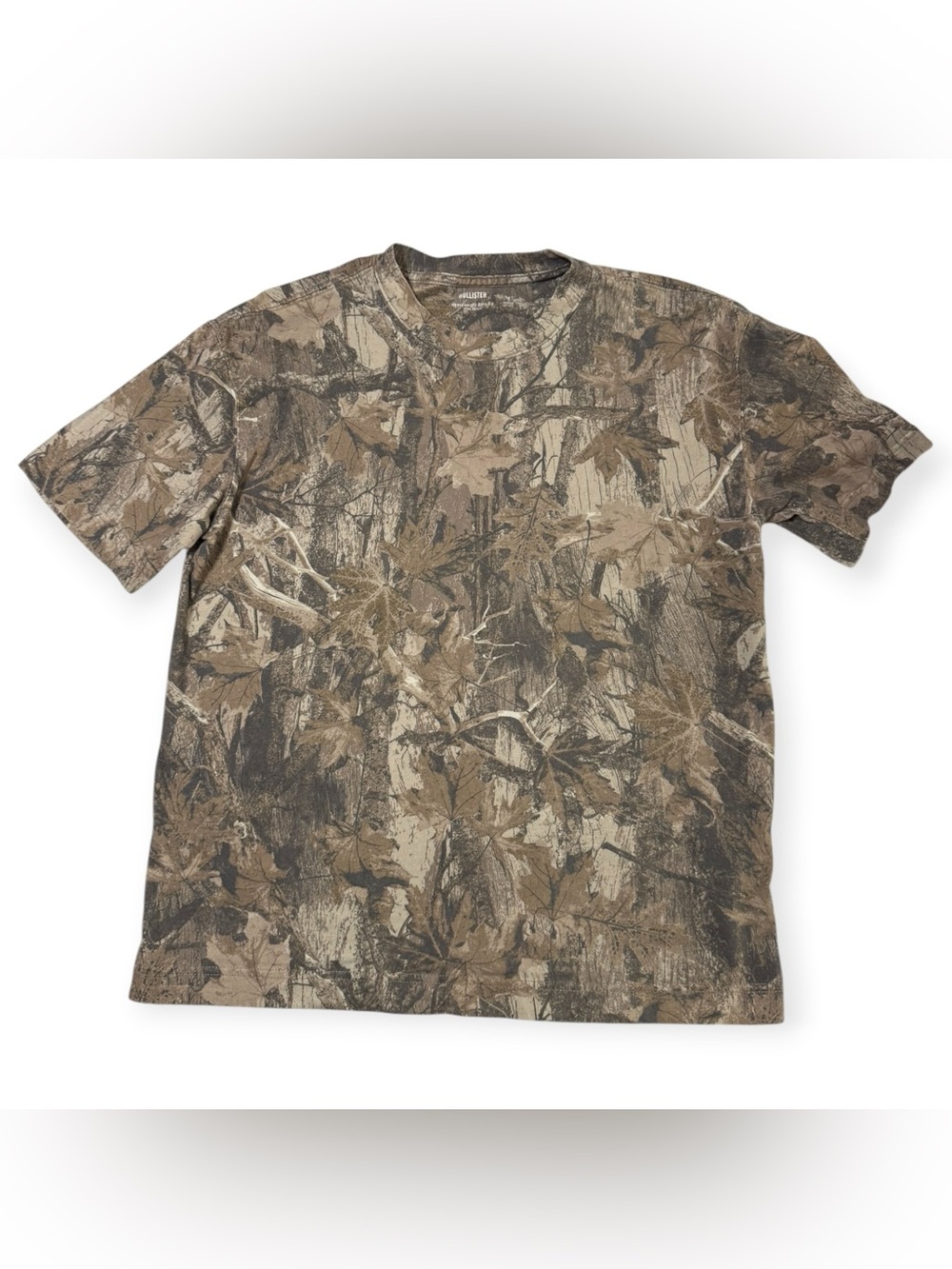 Hollister Overweight Boxy Fit Camo Tee